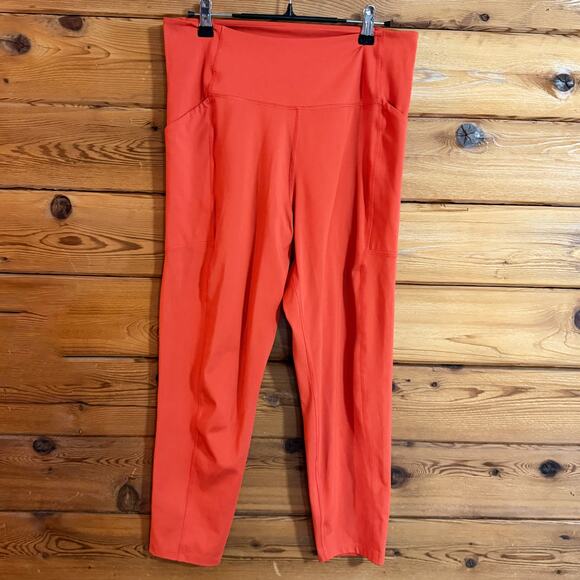 Girlfriend Collective Orange Leggings Cropped Size XL - Picture 1 of 6